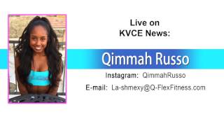 Instagram sensation Qimmah Russo live on the radio  She has over 785000 followers [upl. by Gonsalve]