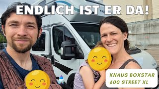 Endlich ist er da Unser neuer Knaus Boxstar 600 Street XL Familien Camper für 4 Personen [upl. by Chafee851]