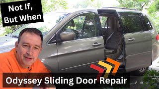 Honda Odyssey Power Sliding Door Repair  Complete Demo DIY [upl. by Elledoj]