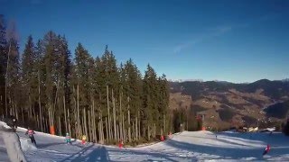 Wagrain Piste 38 Abfahrt Grafenberg [upl. by Eecram4]