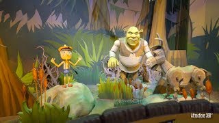 4K Shrek Ride  Trackless Dark Ride  Motiongate Theme Park in Dubai [upl. by Nihcas]