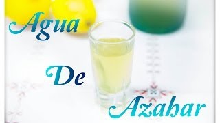 Cómo hacer Agua de azahar RECETA FÁCIL REPOSTERÍA 🌼 [upl. by Nodyarg]