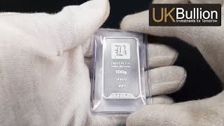 100g Baird Silver Minted Bar I Buy Now [upl. by Hgielrahc178]