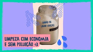 Sabão lava louças caseiro receitinha fácil com 2 ingredientes [upl. by Dann]