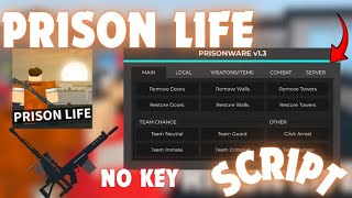 Prison life script hack  KILL ALL Teleport amp MORE  OP GUI Script [upl. by Ettenan]