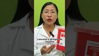 ⬇️ Mira el vídeo completo para aprender a hacer un contenedor casero 💉lancetas diabetes [upl. by Arayc]