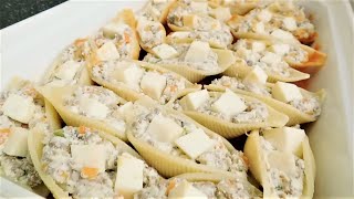 Conchiglioni Ripieni Al Forno 😋 Perfetti Per La Cena Di Carnevale [upl. by Grae]