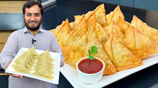 Aloo Samosay Recipe  Easy Step by Step Crispy Potato Samosa Better [upl. by Orsola]