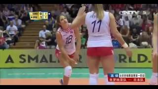 Croatia Vs Japan l 2014 FIVB Volleyball Womens World Championship l Second Round l Pool E [upl. by Vedette]