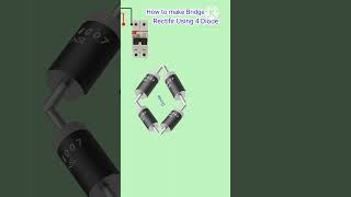 How to make Bridge Rectifier Using 4 Diode [upl. by Lasiaf]