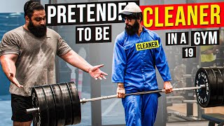 Elite Powerlifter Pretended to be a CLEANER 20  Anatoly GYM PRANK [upl. by Nnylassej150]