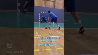 Entorse cheville contact équipe vulgarisation kine sports sante kine handball entorse ankle [upl. by Atiuqat]