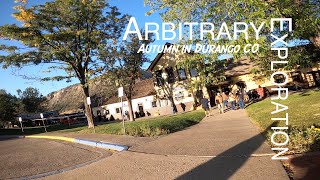 Walking Downtown Durango Colorado in the Autumn [upl. by Nnanaej]