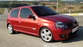 Renault Clio Sport 20 2002  TEST [upl. by Neitsabes16]