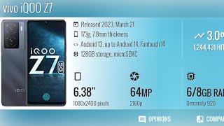 Vivo Iqoo Z7 Full Review 2024  Best Gaming Mobile  Vivo Iqoo Z7 Price In India [upl. by Hayton]