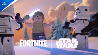 LEGO Fortnite  Star Wars Gameplay Trailer  PS5 amp PS4 Games [upl. by Ange]