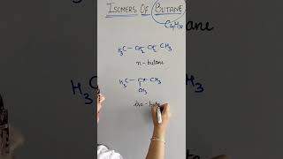 ISOMERS OF BUTANE butane isomers isomerism classx classxi chemistry cbsesyllabus science [upl. by Ajnek890]