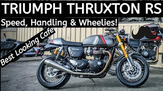 Amazing Triumph Thruxton RS 2022 The Best Cafe Racer [upl. by Adur757]