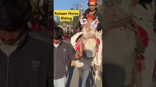 Ruhaan Horse Riding 💖dipikakiduniya shoaibibrahim shoaika shortsvideo [upl. by Bamberger]