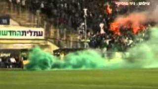 Maccabi Haifa fans vs beitar jerusalem  israeli cup [upl. by Enymzaj]