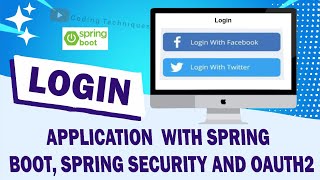 Login Application with OAuth2  Spring Boot and Spring Security New [upl. by Niraa]