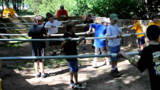 Human Foosball at Camp James Ray [upl. by Saundra]