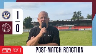 Hungerford Town FC 1  0 Taunton Town FC  Post Match Interview  Southern League Premier South [upl. by Enelym609]