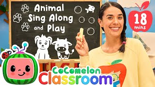 Animals Sing Along and Play  Toddler and Kids Learning With Ms Appleberry  CoComelon Classroom [upl. by Nella422]