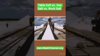 Table Salt vs Sea Salt vs Rock Salt [upl. by Sadiras]