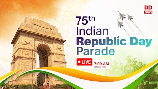 Indias Republic Day Parade 26th January 2024  LIVE [upl. by Aihsaei618]