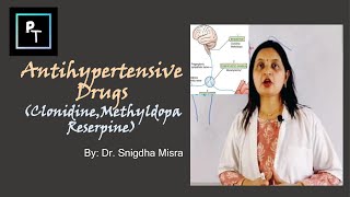 Antihypertensive Drugs I Clonidine Methyldopa Reserpine [upl. by Wandis688]