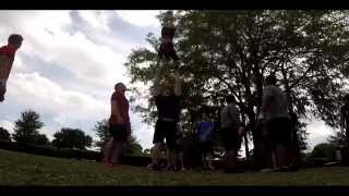 Partner Stunting  quotStriving for SKILLZquot  Amazing Cheerleading Stunts [upl. by Ahgem]