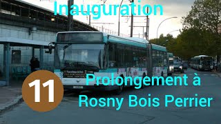 RATP Metro 11 Inauguration Du Prolongement À Rosny Bois Perrier Trajet Châtelet À Rosny [upl. by Quentin]