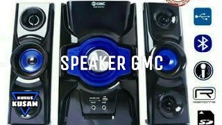 Unboxing Speaker GMC 889B Power Aktif Amplifier Murah Berkualitas [upl. by Akinet]