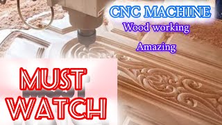 CNC MACHINE WORKING  WOOD DESIGN  FACTORY WORK [upl. by Dieterich]