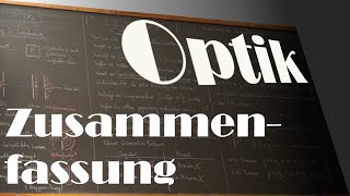 PHYSIKABIVORBEREITUNG Wellenoptik auf EINER Tafel [upl. by Iznek]