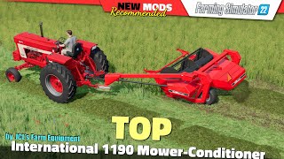 FS22  International 1190 MowerConditioner  Farming Simulator 22 New Mods Review 2K60 [upl. by Elram]