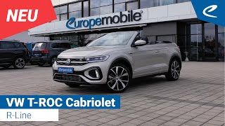 VW TROC Cabriolet RLine Ivory Silver Metallic 2022  Innenraum  Exterior [upl. by Antonio]