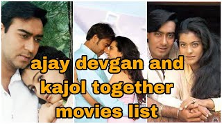 ajay devgan and kajol movies together listajay devgan kajol movies movies bollywood ajaydevgan [upl. by Annoiek766]