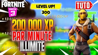 NOUVEAU GLITCH XP 200 000 XPHeure ILLIMITÉ SUR FORTNITE CHAPITRE 3 FACILE APRÈS PATCH [upl. by Ailugram]