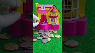 Pink and yellow colour puppy house Dog House coin eating review shots hc1034 shortsfeed viral [upl. by Samuelson]