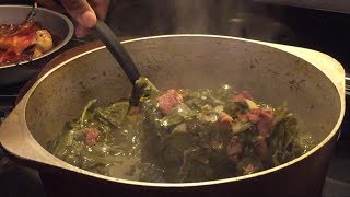 How to make Collard Greens plus tutorial how to wash and prep [upl. by Levram]