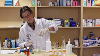 HOSA Pharmacy Skill IV Compounding an Oral Suspension [upl. by Arymat688]