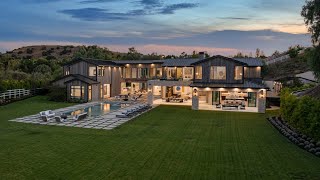 Explore a Newly Built 39995000 Hidden Hills Estate with Sweeping Views [upl. by Meesak]