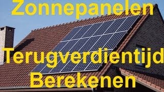 Zonnepanelen rendement [upl. by Sidhu]