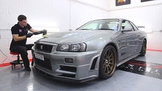 NISSAN SKYLINE R34 GTR DETAILING [upl. by Lesak325]