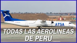 Todas Las Aerolíneas de Perú 2024 [upl. by Eeldivad]