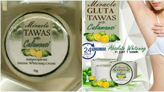 Miracle Tawas Calamansi Whitening Antiperspirant Review [upl. by Wiltshire]