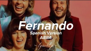 ABBA  Fernando Letra  Spanish Version [upl. by Initsed42]