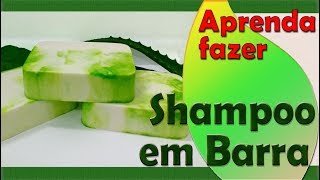 Shampoo em Barra para Cabelos Detonados  Incrivel [upl. by Eilyk]